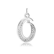 Load image into Gallery viewer, ITI NYC Fancy Pro Caption in Sterling Silver (16mm) (100% Polished with Bail - Includes CZs)
