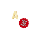 Block Initials in 14K Gold (4.50 mm)