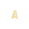 Block Initials in 14K Gold (4.50 mm)