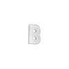 Block Initials in Sterling Silver (4.50 mm)