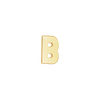 Block Initials in 14K Gold (4.50 mm)