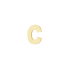 Block Initials in 14K Gold (4.50 mm)