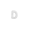 Block Initials in Sterling Silver (4.50 mm)
