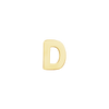 Block Initials in 14K Gold (4.50 mm)