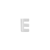 Block Initials in Sterling Silver (4.50 mm)