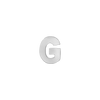 Block Initials in Sterling Silver (4.50 mm)