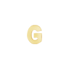 Block Initials in 14K Gold (4.50 mm)