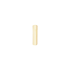 Block Initials in 14K Gold (4.50 mm)