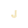 Block Initials in 14K Gold (4.50 mm)