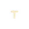 Block Initials in 14K Gold (4.50 mm)