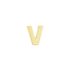 Block Initials in 14K Gold (4.50 mm)