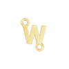 Block Initials with Two Jump Rings in 14K Gold (4.50 mm)