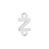 Block Initials with Two Jump Rings in 14K Gold (4.50 mm)