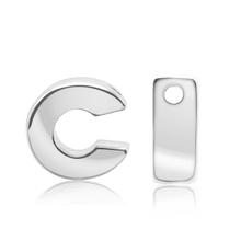 Load image into Gallery viewer, ITI NYC Campton Extra Bold Slider in 14K Gold (Hole:1mm) (6mm) (100% Polished)
