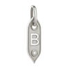 Initial Pendant Charms in Sterling Silver (25.00 mm)