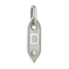 Initial Pendant Charms in Sterling Silver (25.00 mm)