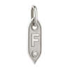 Initial Pendant Charms in Sterling Silver (25.00 mm)