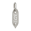 Initial Pendant Charms in Sterling Silver (25.00 mm)