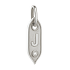 Initial Pendant Charms in Sterling Silver (25.00 mm)
