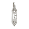 Initial Pendant Charms in Sterling Silver (25.00 mm)