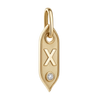 Initial Pendant Charms in Sterling Silver (25.00 mm)