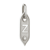 Initial Pendant Charms in Sterling Silver (25.00 mm)
