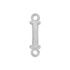 Greek Initials with 2 Jump Rings (6 mm)
