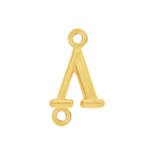 Load image into Gallery viewer, Greek Initials with 2 Jump Rings (6 mm)
