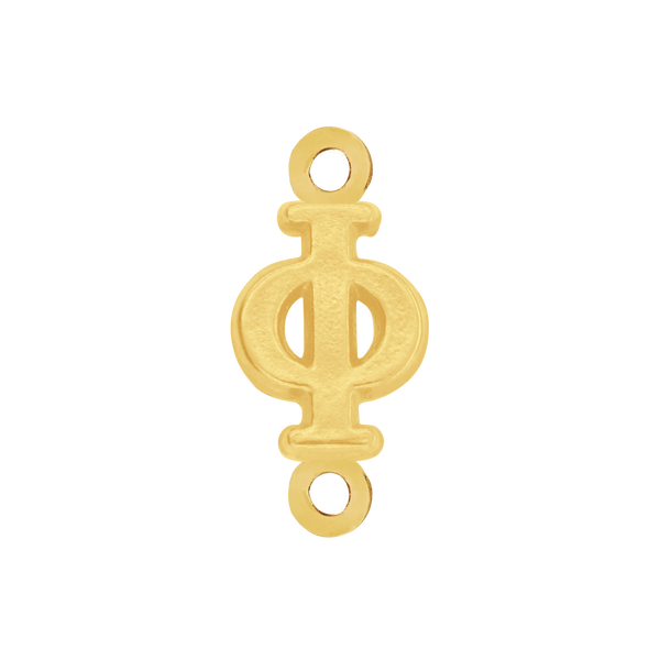 Greek Initials with 2 Jump Rings (6 mm)