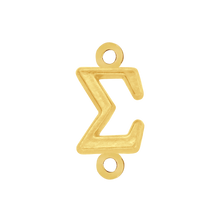 Load image into Gallery viewer, Greek Initials with 2 Jump Rings (6 mm)

