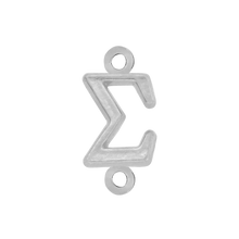 Load image into Gallery viewer, Greek Initials with 2 Jump Rings (6 mm)
