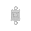 Greek Initials with 2 Jump Rings (6 mm)