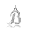 ITI NYC Fancy Pro Caption Bold with Beaded Design in Sterling Silver (17mm) (100% Polished with Bail)