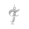 ITI NYC Fancy Pro Caption Bold with Beaded Design in Sterling Silver (17mm) (100% Polished with Bail)