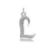 ITI NYC Fancy Pro Caption Bold with Beaded Design in Sterling Silver (17mm) (100% Polished with Bail)