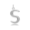 ITI NYC Fancy Pro Caption Bold with Beaded Design in Sterling Silver (17mm) (100% Polished with Bail)