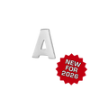 Block Initials in Sterling Silver (8.00 mm)