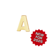 Block Initials in 14K Gold (6.00 mm)