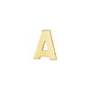 Block Initials in 14K Gold (6.00 mm)