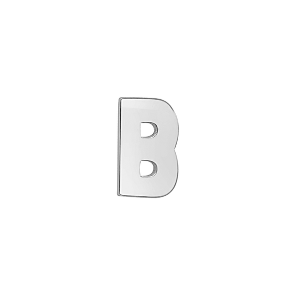 Block Initials in 14K Gold (6.00 mm)