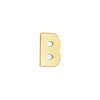 Block Initials in 14K Gold (6.00 mm)