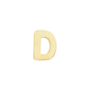 Block Initials in 14K Gold (6.00 mm)