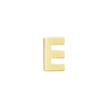 Block Initials in 14K Gold (6.00 mm)