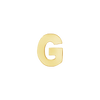 Block Initials in 14K Gold (6.00 mm)