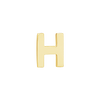Block Initials in 14K Gold (6.00 mm)