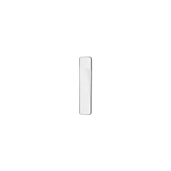 Block Initials in Sterling Silver (8.00 mm)