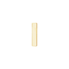 Block Initials in 14K Gold (6.00 mm)