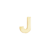 Block Initials in 14K Gold (6.00 mm)