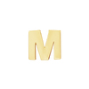 Block Initials in 14K Gold (6.00 mm)