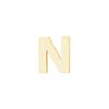 Block Initials in 14K Gold (6.00 mm)